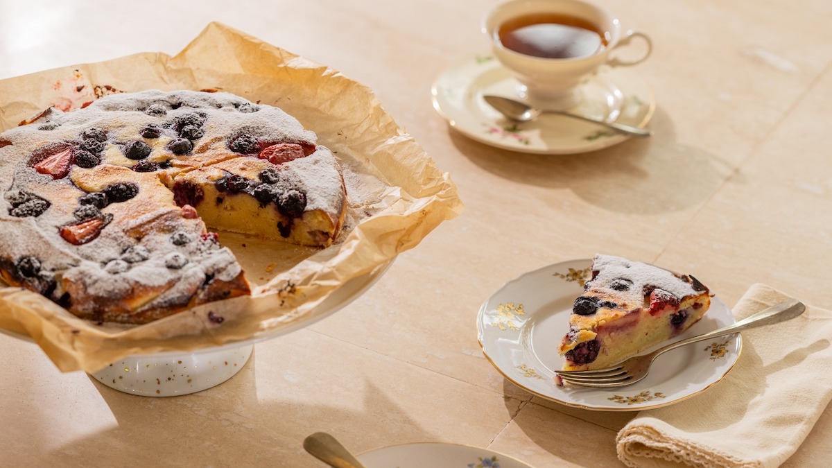 Torta de Ricota y Franbuesas